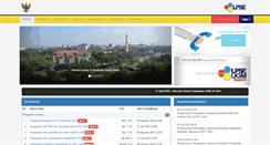 Desktop Screenshot of lpse.ugm.ac.id