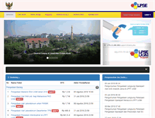 Tablet Screenshot of lpse.ugm.ac.id