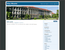 Tablet Screenshot of dinyghuzini.staff.ugm.ac.id