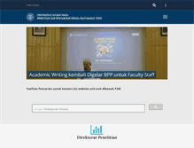 Tablet Screenshot of lppm.ugm.ac.id