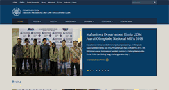 Desktop Screenshot of chemistry.ugm.ac.id