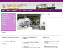 Tablet Screenshot of patklin.fkh.ugm.ac.id