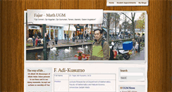 Desktop Screenshot of f-adikusumo.staff.ugm.ac.id