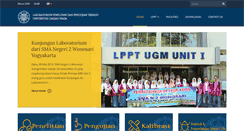Desktop Screenshot of lppt.ugm.ac.id