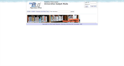 Desktop Screenshot of plo-fapet.ugm.ac.id