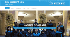 Desktop Screenshot of bem.fmipa.ugm.ac.id