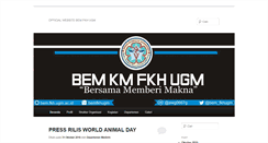 Desktop Screenshot of bem.fkh.ugm.ac.id