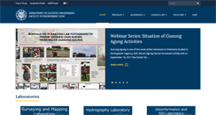 Desktop Screenshot of geodesi.ugm.ac.id