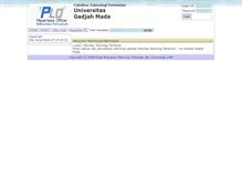 Tablet Screenshot of plo-tp.ugm.ac.id