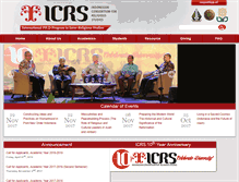 Tablet Screenshot of icrs.ugm.ac.id