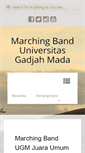 Mobile Screenshot of marchingband.ukm.ugm.ac.id