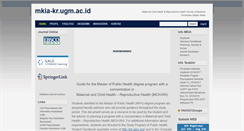 Desktop Screenshot of mkia-kr.ugm.ac.id